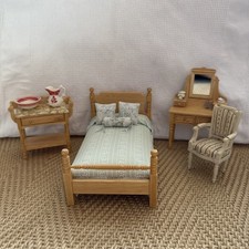 Vintage Dollhouse Bedroom Set