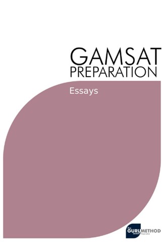 Gamsat preparation essays - preparation,