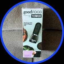 Tower (Good Food) Duo Salt & Pepper Mill Set Pre-owned. VGC 