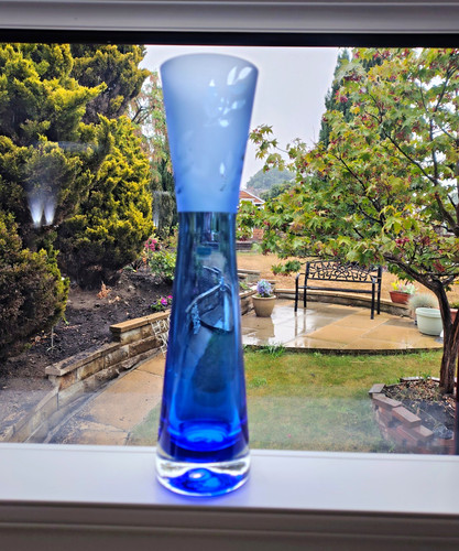 Caithness glass blue - glass, scottish