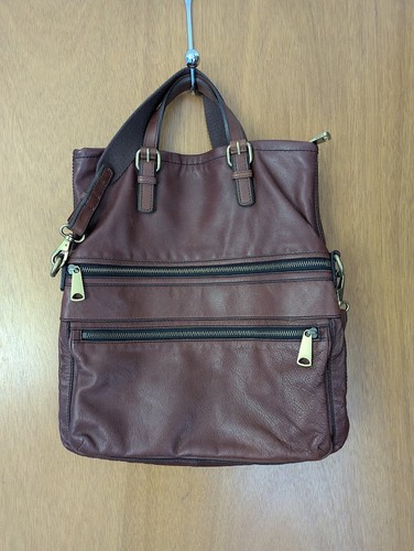 Fossil dark brown - dark, leather