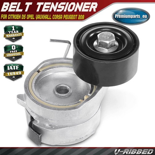 Belt tensioner ribbed for - belt, v-ribbed