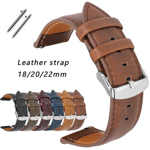 18mm 20mm 22mm genuine - 20mm, leather