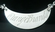 Sterling Silver ORANGE Brandy