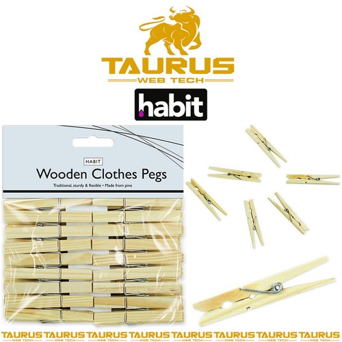 120x wooden clothes - 120x, pegs