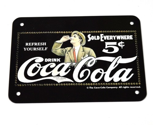 Coca cola coke - sign, tin