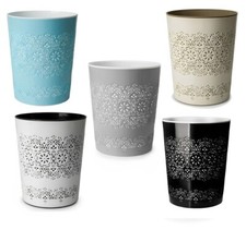 9L FLORA PAPER WASTE BIN TOILET KITCHEN OFFICE RUBBISH BIN LIGHT WEIGHT NEW