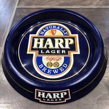 Vintage Tin Harp Lager Ashtray