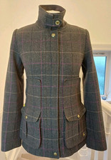 Joules Tweed Field Jacket Size 10 VGC Heather. B59