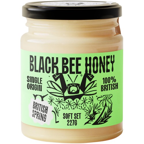 Black bee honey pure british - honey,