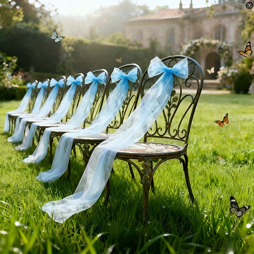 100 blue wedding chair - blue,