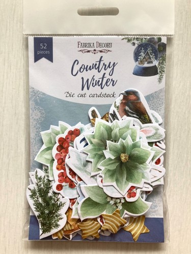 Christmas cardstock die cuts