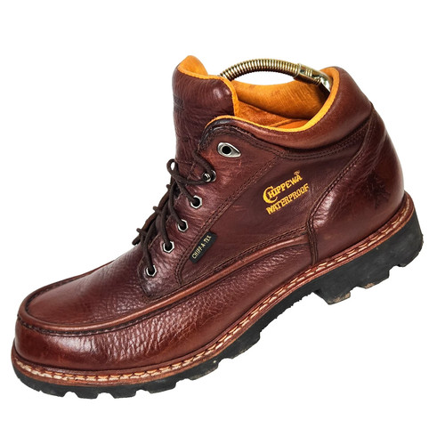 Chippewa leather boots - chippewa,