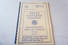1986 GER Great Eastern Railway System Maps Track Diagrams Railway Book