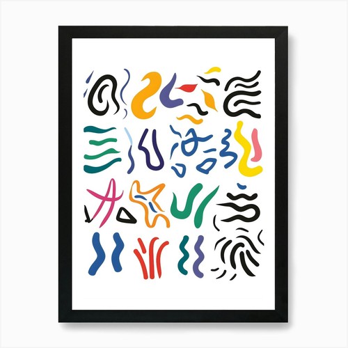 Abstract painting art print - 70,