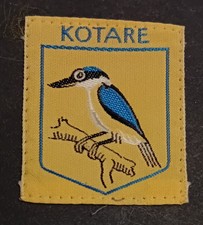 Old New Zealand Boy Cub Scout Uniform Badge - Kotare
