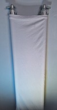 Scrim Tri Truss Stand stretch Lycra Expandable Cover WHITE Zip Sleeve 6ft