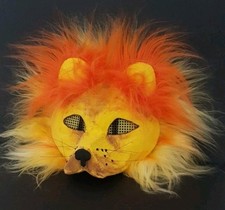 Lion mask handmade. Costume mask. kids mask. Fancy dress mask. 