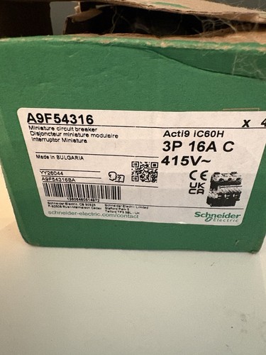 New box schneider mcb 16a - of,