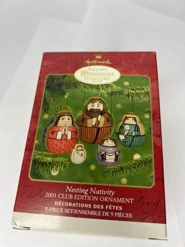 2001 russian nesting nativity - nesting,