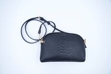 Leather crossbody handbag