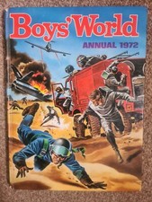 BOYS' WORLD ANNUAL 1972 -