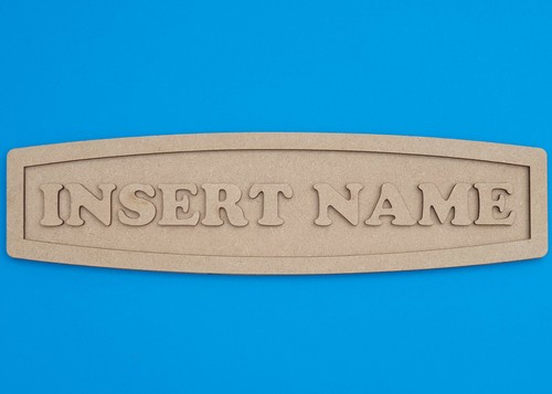 Wooden personalised name - wooden,