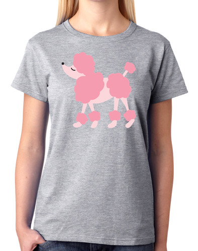 Poodle dog ladies shirt - poodle,