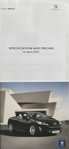 Peugeot 308 brochure - peugeot,