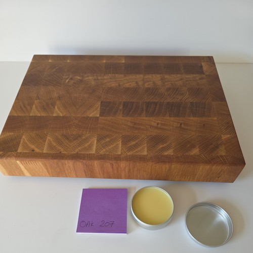 Hand crafted solid oak end - solid,