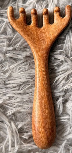 Wooden foot massage rake - massage,