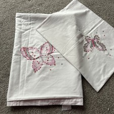 Next Butterfly Bundle Lined Tab Top Curtains Single Duvet Set & Matching Rug