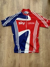 Adidas Men’s Short Sleeve Cycling Top Team Sky British Cycling Size Large￼