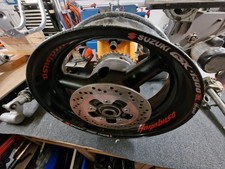 Suzuki Hayabusa (Gen 1) rear wheel, disc and sprocket carrier