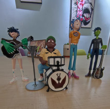2D Gorillaz Band Model Rock