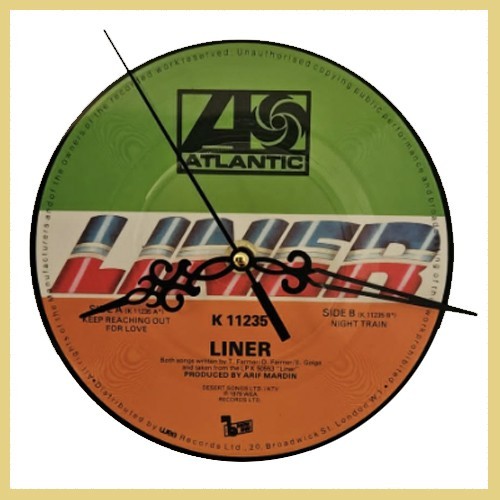 Vinyl record clock - vinyl,