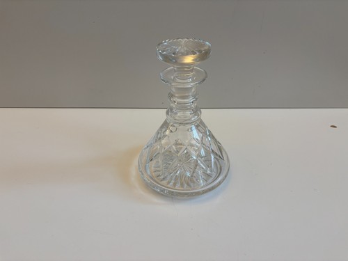 Vintage cut crystal ship - vintage,