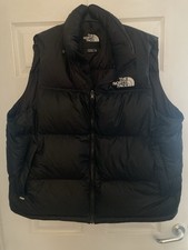 The North Face Men's Black 1996 Retro Nuptse Puffer Gilet. Size 2xl/Ttg. BNWT.