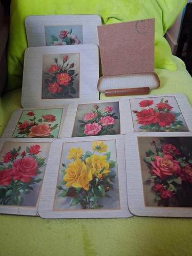 Vintage 50s 60s roses - vintage,