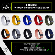 Whoop 4.0 Premium Wrist Compatible Replacement Strap - AR Labs Performance Band