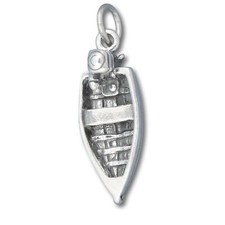 Fishing Row Boat with Outboard