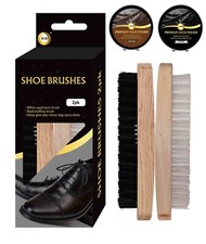 2 Shoe Brush Set Cleaning Kit