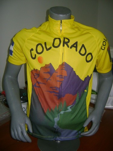 Colorado bike jersey cartoon - colorado,