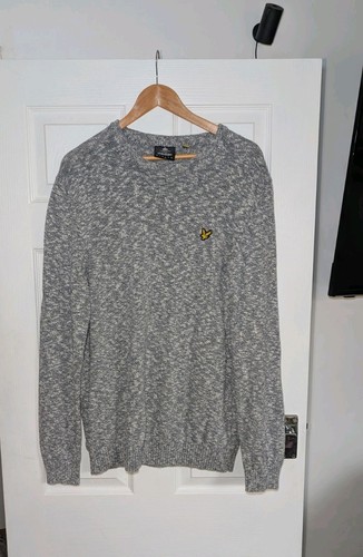 Lyle scott grey knitted - lyle,