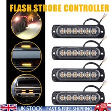 4X 6 LED Strobe Light Bar Car