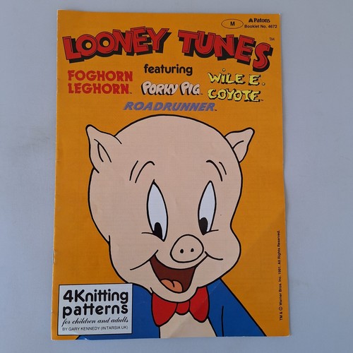 Looney tunes knitting pattern - looney,