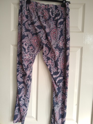 Womens blue paisley pyjamas - womens,