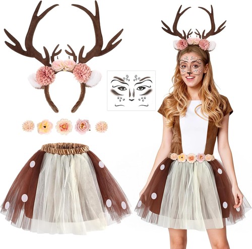 Pcs deer costume women - pcs,