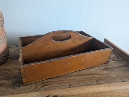 Vintage antique wooden cutlery - wooden,