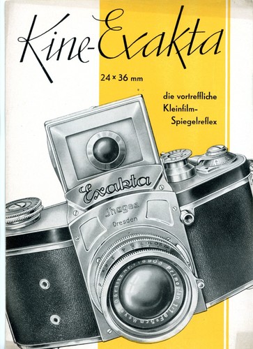 Rare ihagee dresden brochure - dresden,